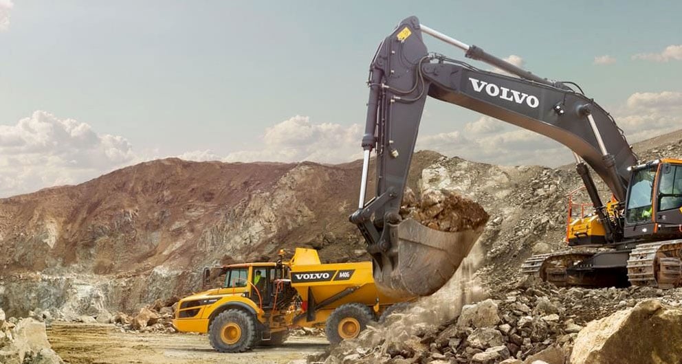 Volvo Construction Equipment sales increased 30% in the first quarter of 2017