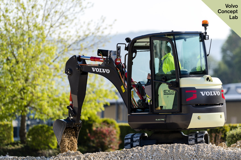 Volvo Group unveils the first ever electric excavator manufactured for the construction industry