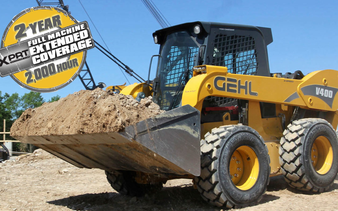 Gehl now including 2 year/2,000 hour full protection plan with All-New Skid and Track Loader Purchases