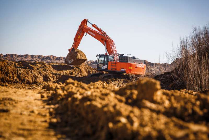 New Hitachi  ZX490LCH-6 excavator for Czech quarry operator Ceske Sterkopisky