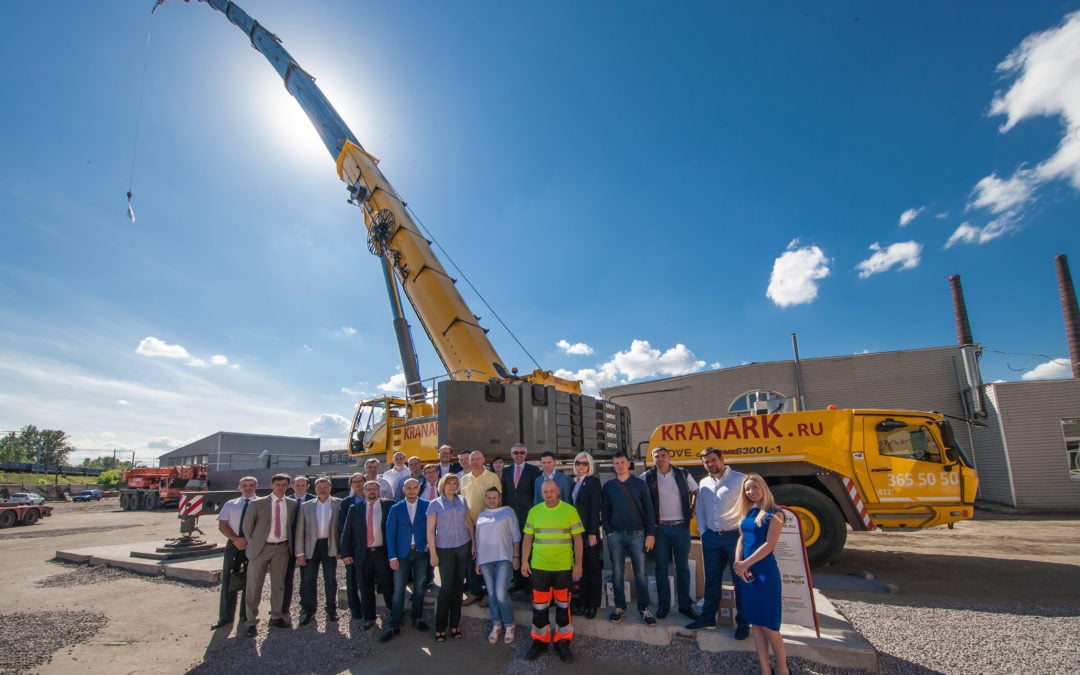Kranark Grove’s newest distributor in Russia recently featured GMK All Terrain cranes at an Open House