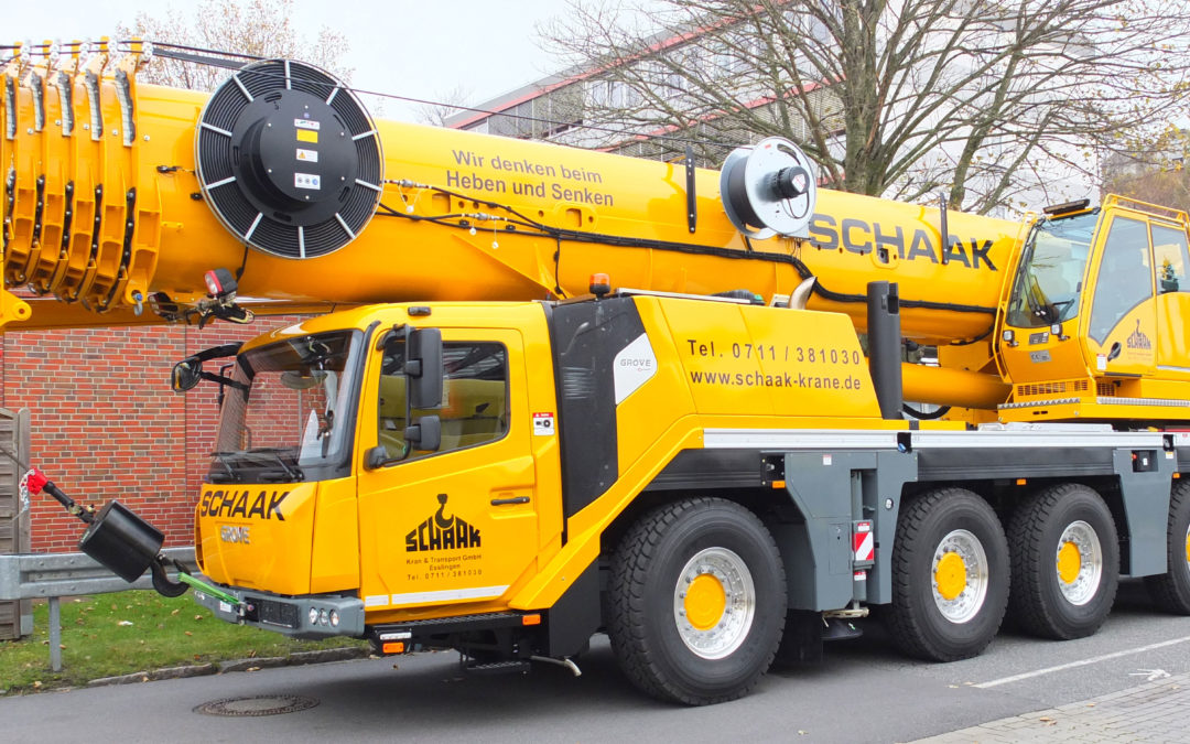 Tag fat Kunstig bånd Schaak Kran & Transporte adds a new Grove GMK5150L All Terrain Crane to  fleet - CraneMarket Blog