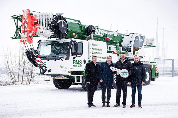 Denmark’s BMS takes delivery of the the 1st Liebherr LTM 1090-4.2 All Terrain Crane