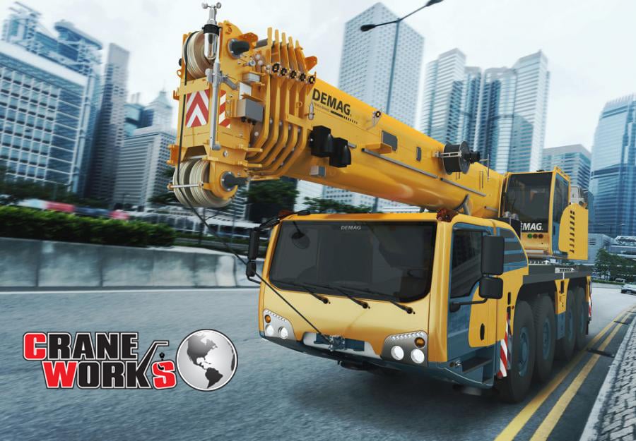 CraneWorks, Inc. Denver Branch add Eight Demag All Terrain Cranes from 50-tons to 245-tons