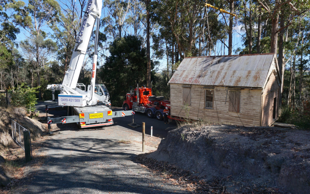 Cranes Combined uses a Grove GMK5150L AT crane to move a church in Tasmania.