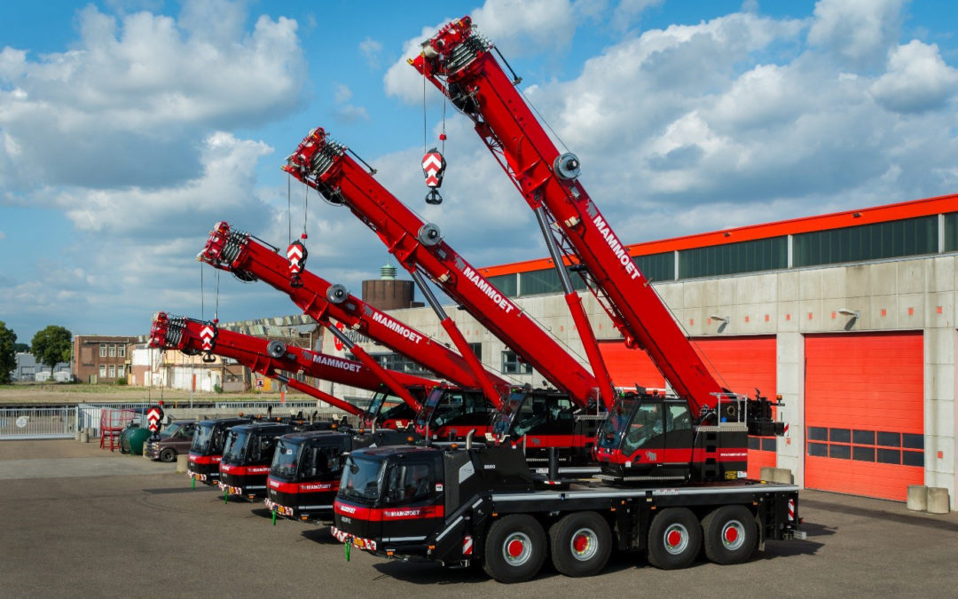 Mammoet takes delivery of five new Grove GMK4090 All Terrain Cranes