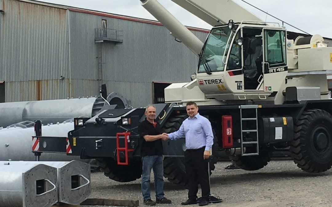 Galvaswiss based in Switzerland acquires Terex RT 45 rough terrain crane