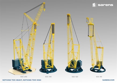 Saren’s SGC 250 ‘World’s largest crane’ to be transported by 280 trucks in UK