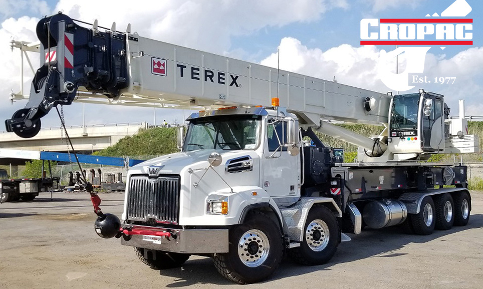 Cropac adds Seven Terex Crossover 8000 80-ton boom trucks to their fleet