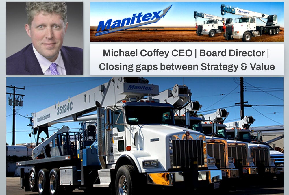 Michael Coffey recently appointed as CEO of Manitex International